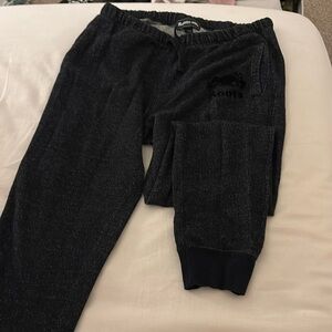 Roots black pepper sweatpants size m